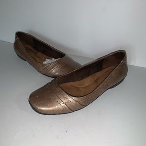 Life Stride Director Brown Flats